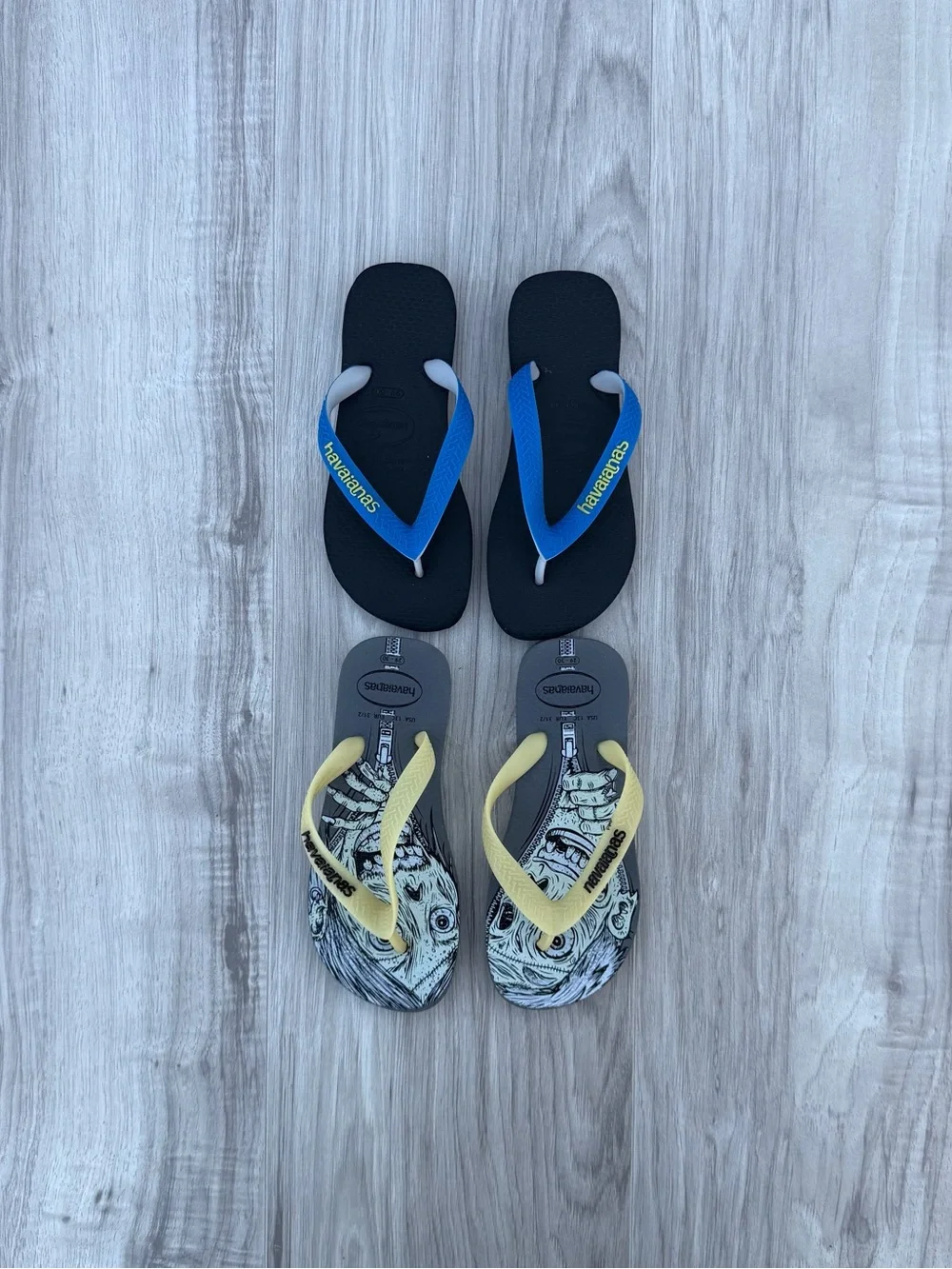 Havaianas Kids Flip Flops - Two Pairs